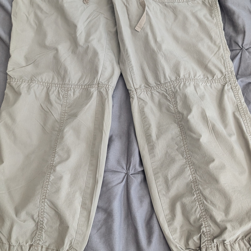 Beige Cargo Pants